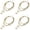 Gold 4Packs, variant on Layered Gold Necklace, Link Chain Choker Jewelry for Women, 53 cm, Gold