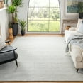 thumbnail image 2 of SAFAVIEH Marbella Lorenzo Striped Area Rug, Light Grey/Ivory, 8' x 10', 2 of 10