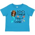 thumbnail image 3 of Inktastic 100 Magical Days of School with Blue Mermaid and Fish Boys or Girls Toddler T-Shirt, 3 of 5