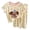 Z02-Brown, variant on Zshosam Baby Girl Pajamas Unisex Baby Toddler and Kids Short Sleeve Top and Pants Pajama Set Size 18 24 Months,(Black 18-24 Months)