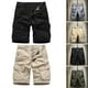 thumbnail image 5 of Pantalones cortos para hombre con cremallera, sueltos, multibolsillos, pantalones de verano, ropa masculina, 5 of 5
