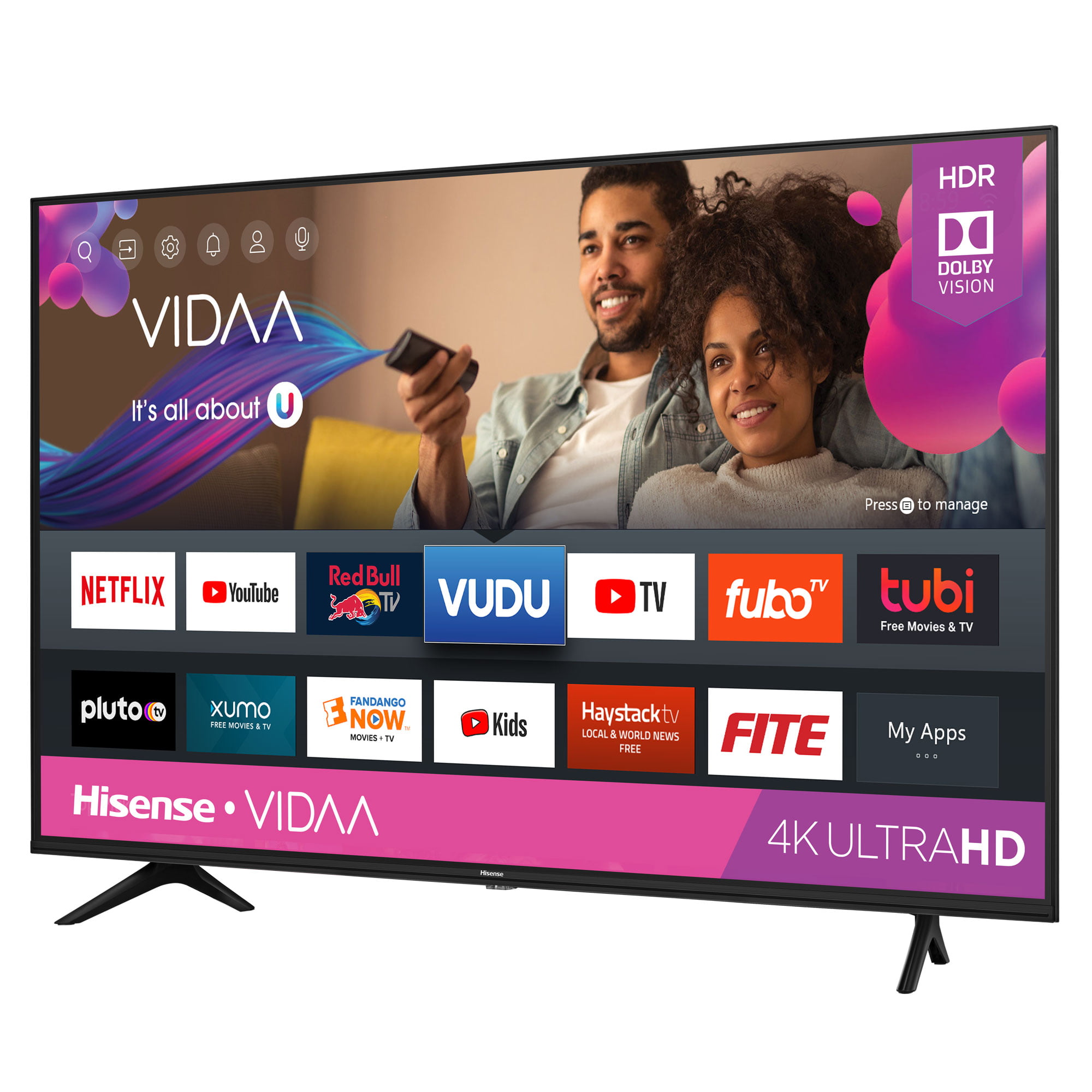 Hisense 50 Inch Vidaa A6 Series 4k Ultra Hd Smart Tv Walmart Com Walmart Com