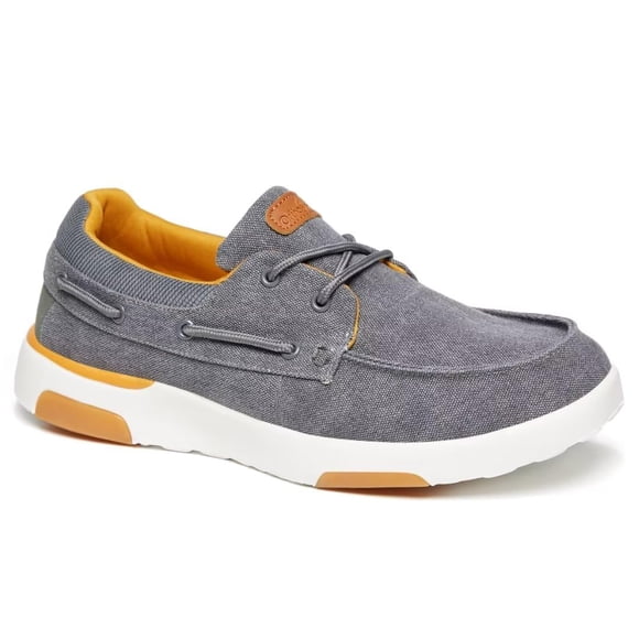 Men's Orthopedic Slip On Loafers Walking Shoes: Dressy Fit Orthotic Slip-On Shoes for Plantar Fasciitis, Cushion Supportive Canvas Loafers for High Arch Diabetic Grey Size 14