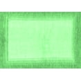 thumbnail image 1 of Ahgly Company Indoor Rectangle Solid Emerald Green Modern Area Rugs, 2' x 4', 1 of 4