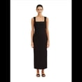 thumbnail image 1 of Vestido Informal Liso Sin Mangas con Tirantes Finos para Mujer Negro M, 1 of 8