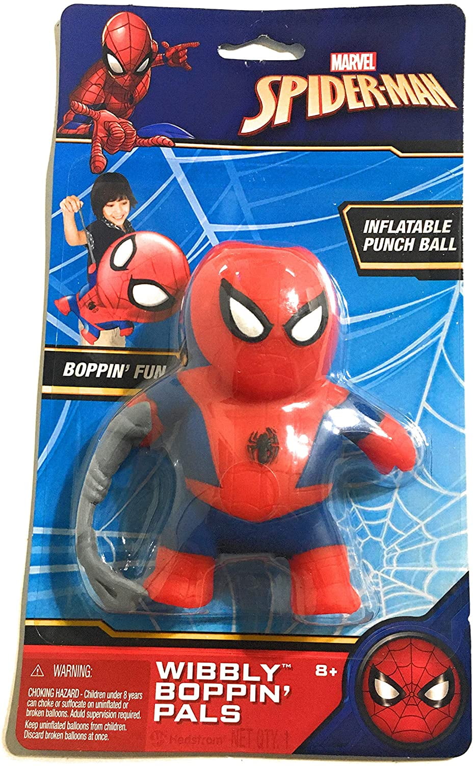 Marvel Spiderman Mini Inflatable Boxing Bop Punch Bag Spiderman/Iron Spider Toy 