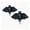 B, variant on Cute Black Bat Baby Keychain,Gothic Bat Plush Keychain, Upside Down Bat Pendant Gift for Bag(2PC)
