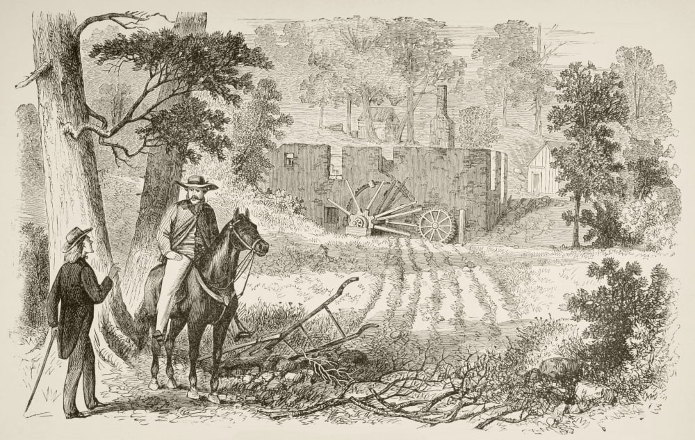 Site Of The Battle Of Gaines Mill Also Known As The First Battle Of Cold Harbor Or The Battle Of Chickahominy River During The American Civil War From A 19Th Century Illustration Canvas Art - Ken Wels