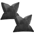 thumbnail image 1 of Paquete de 2 fundas de almohada beige de 18 x 18 pulgadas, fundas de cojín de chenilla suave para sofá, fundas de cojín de color sólido, decoración del hogar para sofá de primavera, sala de estar, 1 of 5
