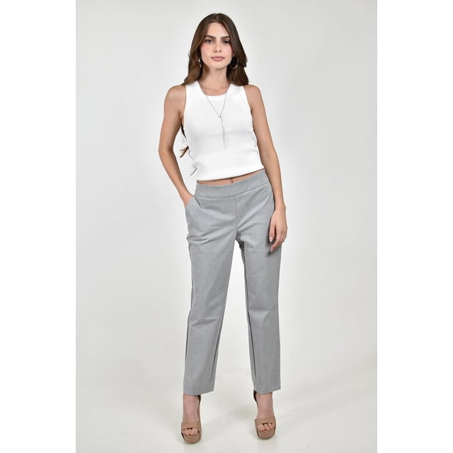 Pantalon recto con strech Roman Fashion /Juvenil, 5810 (Gris) gris M