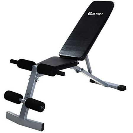 Goplus Incline Sit Up Bench Foldable Slant Board Ab Crunch Board