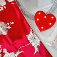 thumbnail image 5 of QUINDOS Silk Pajamas for Women Satin Plus Size Nightgowns for Women Sleeveless High Fork Suspenders Casual Sling Floral Sleepwear Night Dress, 5 of 8