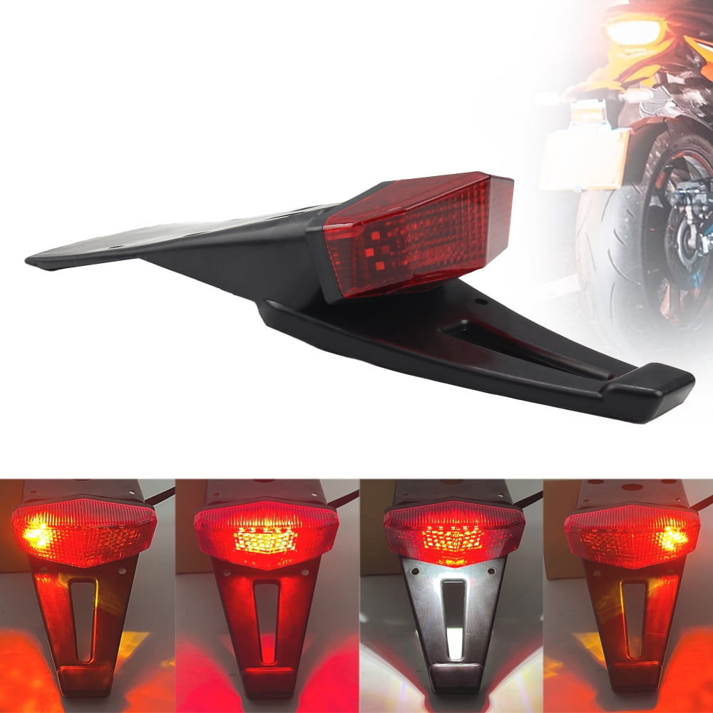 Cafe Racer Rear Seat Frame Hoop With Integrated LED Tail Light – 23cm, Fits Yamaha/Honda/Suzuki