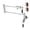 Polished Chrome, variant on Kingston Brass KS4101DKL Kaiser Two-Handle 1-Hole Wall Mount Pot Filler Faucet in Polished Chrome