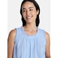 thumbnail image 5 of Time and Tru Women's Flowy Lace Inset Tank , Sizes XS-XXXL, 5 of 6