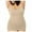 Khaki#A, variant on Fartey Womens Plus Size Shapewear Tank Tops Compression Tanks Tummy Control Scoop Neck Camisoles Solid Color Seamless Cami Top Pink L