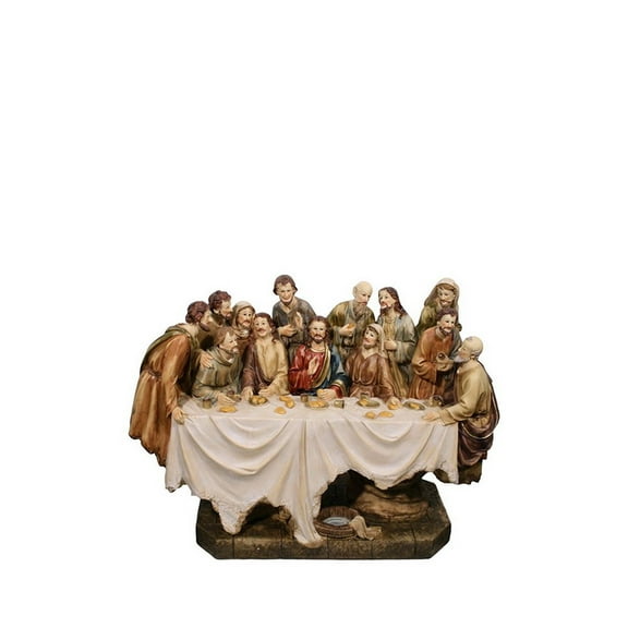 Hi-Line Gift Ltd 81837 Last Supper Decorative Statue, 185-Inch