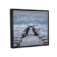 thumbnail image 3 of Stupell Heaven Closer At Beach Coastal Landscape Painting Black Floater Framed Art Print Wall Art, 3 of 6