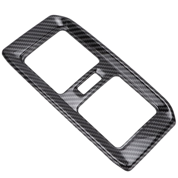 TKSE Embellecedor De Ventilación De Aire Trasero, Cubierta De Ventilación De Salida De Aire Acondicionado Trasero, Embellecedor De Panel, Reemplazo De Decoración Estilo Fibra De Carbono Para RAV4 2019