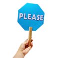 thumbnail image 1 of Sign Please With Handle 30 X 19.5 Cm Educatodo J-0209, 1 of 2
