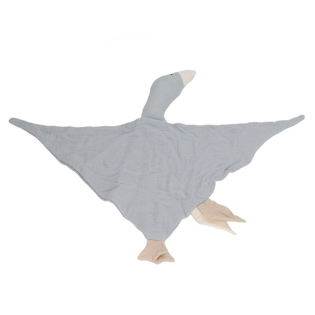 Manta de seguridad, manta de seguridad suave con forma de ganso para bebé, manta de seguridad de algodón, estética elegante