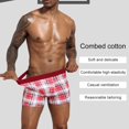 thumbnail image 4 of Men's Boxer Shorts, Comfortable Cotton Boxers, Cotton Checks Multicolor Boxers For Men, Multi Pack, 4 of 7