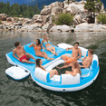 thumbnail image 3 of Intex Inflatable Relaxation Island Raft With Backrests And Cooler, 3 of 5