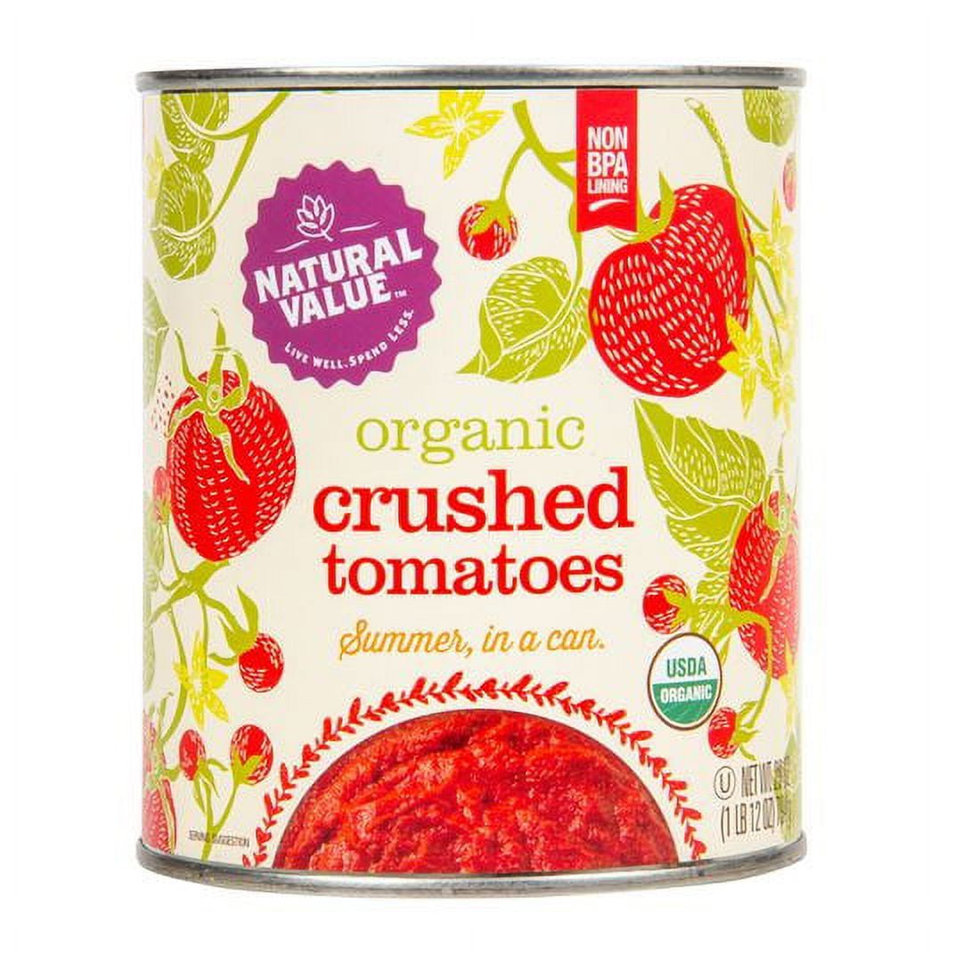 Natural Value Tomatoes, Crushed, Organic-12 x 28 oz