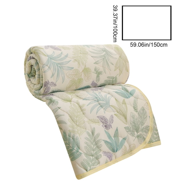 Ohufall Couette Rafraîchissante Couette Mince Jeté en Soie Glacée Couverture Légère Couette Lavable Literie d'Été Usage Simple Double Cadeau Couette Rentrée des Classes