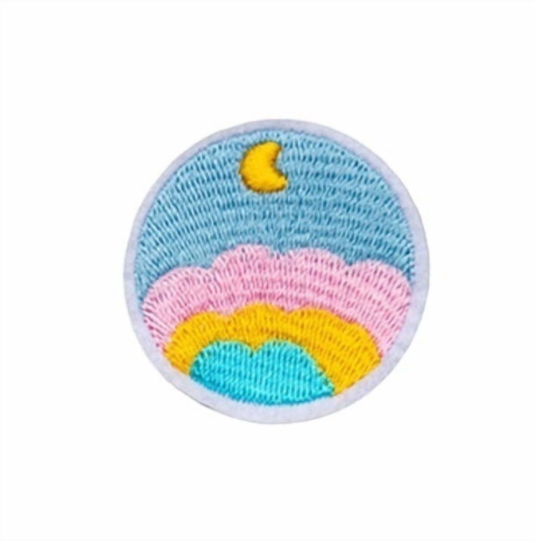 10 packs of patchwork clothing accessories cloth patch globe embroidery diy patch patch seal