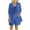 Blue, variant on Elainilye Fashion Pajama Sets For Women Solid Long Sleeve Shirt And Sleeveless Camisole Tops And Shorts Pants Set Three Piece Set,Pink