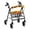 Turkeys, variant on HELLHERO Rollator Seat Covers for The Elderly Rollator Walker Seat Back Cover Halloween for Senior