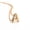 A, variant on Fashion Jewelry Gold Plated Initial Alphabet Letter A-Z Pendant Chain Necklace-B