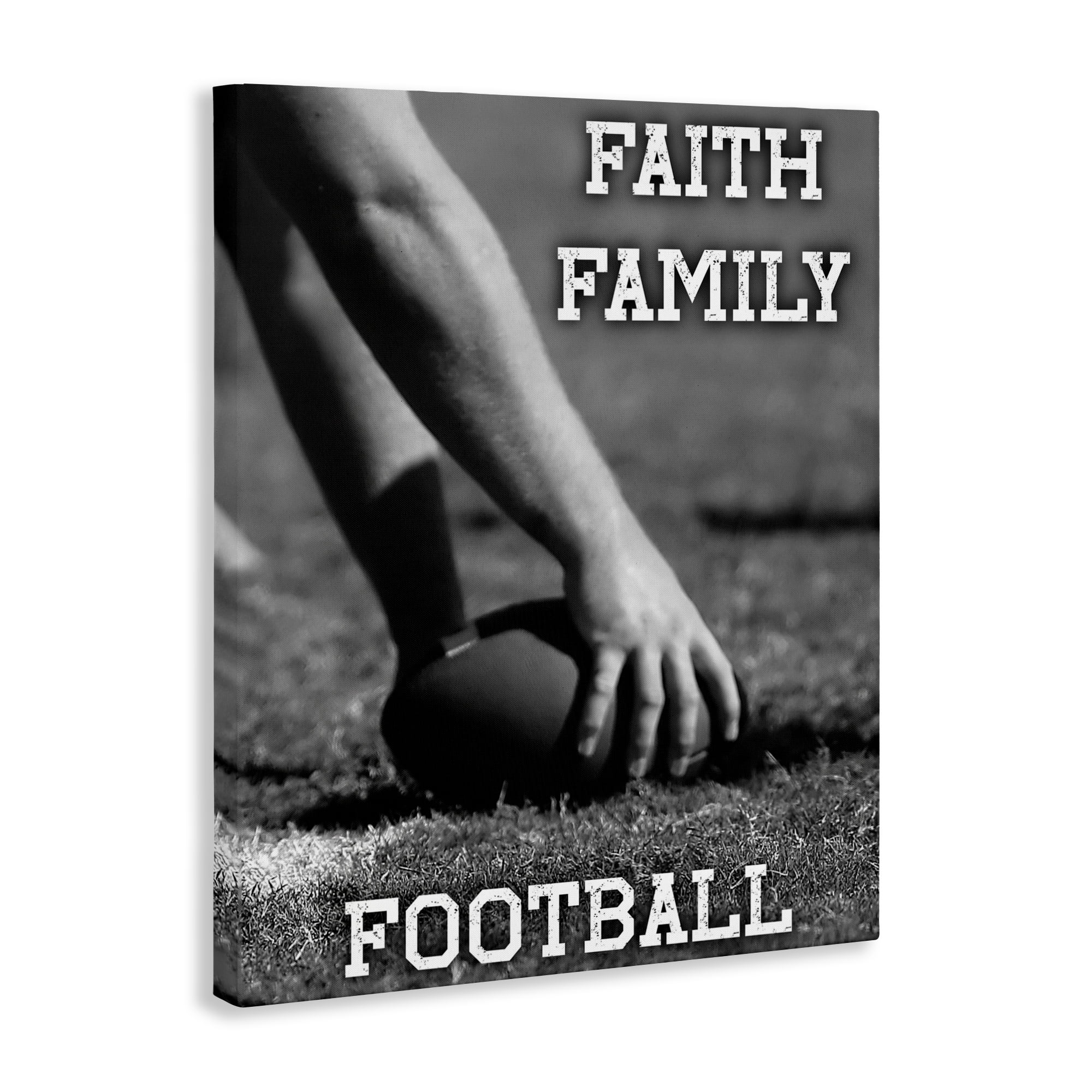 Stupell Industries Faith Family Football Hike Canvas Wall Art, design by Marcus Prime