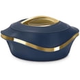 thumbnail image 1 of Casserole Chapati Rangement pour Aliments Chauds Machine à Servir le Caillé Chapatti Chaud Magasin /double Paroi Intérieur Article en Acier Inoxydable Article de Service Alimentaire de Cuisine Casserole Ronde 2000 ml Lot de 1 (Couleur Bleu), 1 of 1