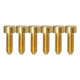 thumbnail image 1 of 6 tornillos de hierro para guitarra eléctrica, piezas de repuesto para puente de trémolo de doble bloqueo Dorado, 1 of 9