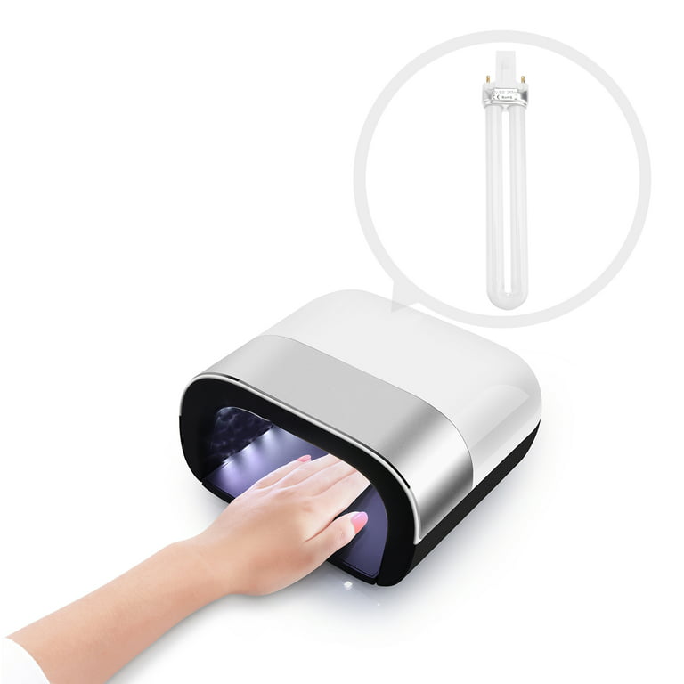Gpct Portable 9W UV LED Nail Drying Lamp (Black)