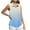 Light Blue, variant on DeHolifer Tank Tops for Women Strip Summer Trendy Lapel Collar Button Down Blouse Loose Sleeveless Dressy Casual Shirts Sky Blue L