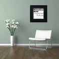 thumbnail image 3 of Trademark Fine Art "Just My Type II" Canvas Art by Color Bakery Black Matte, Black Frame, 3 of 4