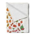 thumbnail image 2 of Vegan Soft Flannel Fleece Throw Blanket, Fruit and Vegetables Color Wheel with Foods Nutrition and Healthy Eating Concept, Cozy Plush for Indoor and Outdoor Use, 60" x 80", Multicolor, by Ambesonne, 2 of 5
