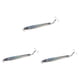 thumbnail image 5 of 3 señuelos de pesca Swimbaits con anzuelo Cebos duros de pesca realistas Señuelos de superficie para deportes al aire libre Hombres Pesca en barco en Plata, 5 of 8