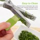 thumbnail image 4 of Herb Scissors, Multipurpose 5 Blade Kitchen Scissor, Stainless Steel Herb Cutter Scissors, Chopper Scissors, with Cleaning Comb, 4 of 5