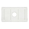 thumbnail image 3 of Rohl WSGMS3018WH 15 x 26.75 in. Wire Sink Grid for Kitchen Sink with Center Drain Hole Feet, White Abcite Vinyl, 3 of 3