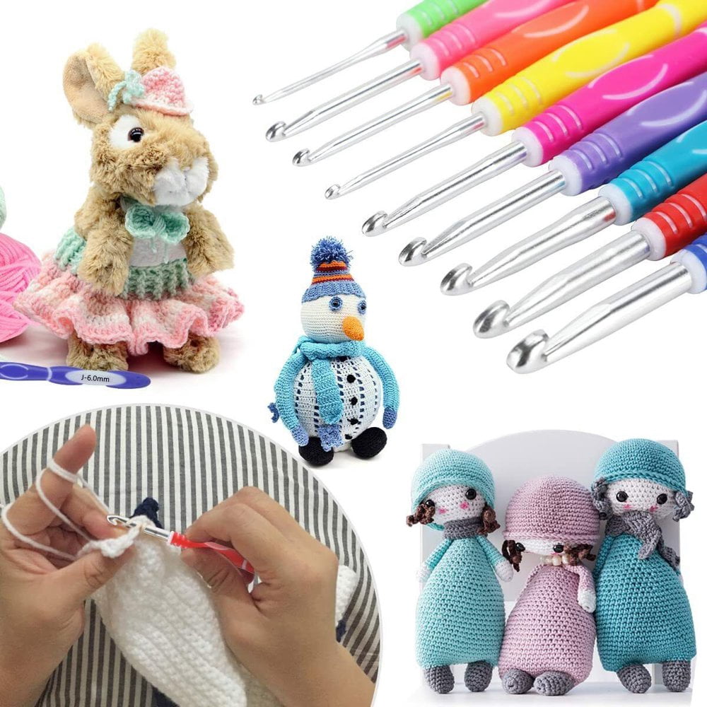Kit Crochet Débutant Pour Faire 6 Petits Animaux - Renard, éléphant, Lion, Grenouille, Hibou, Panda - 4