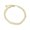 Off-White, variant on Women's CZ Stone Anklets For Summer, 6"+2" Inch Adjustable Size.