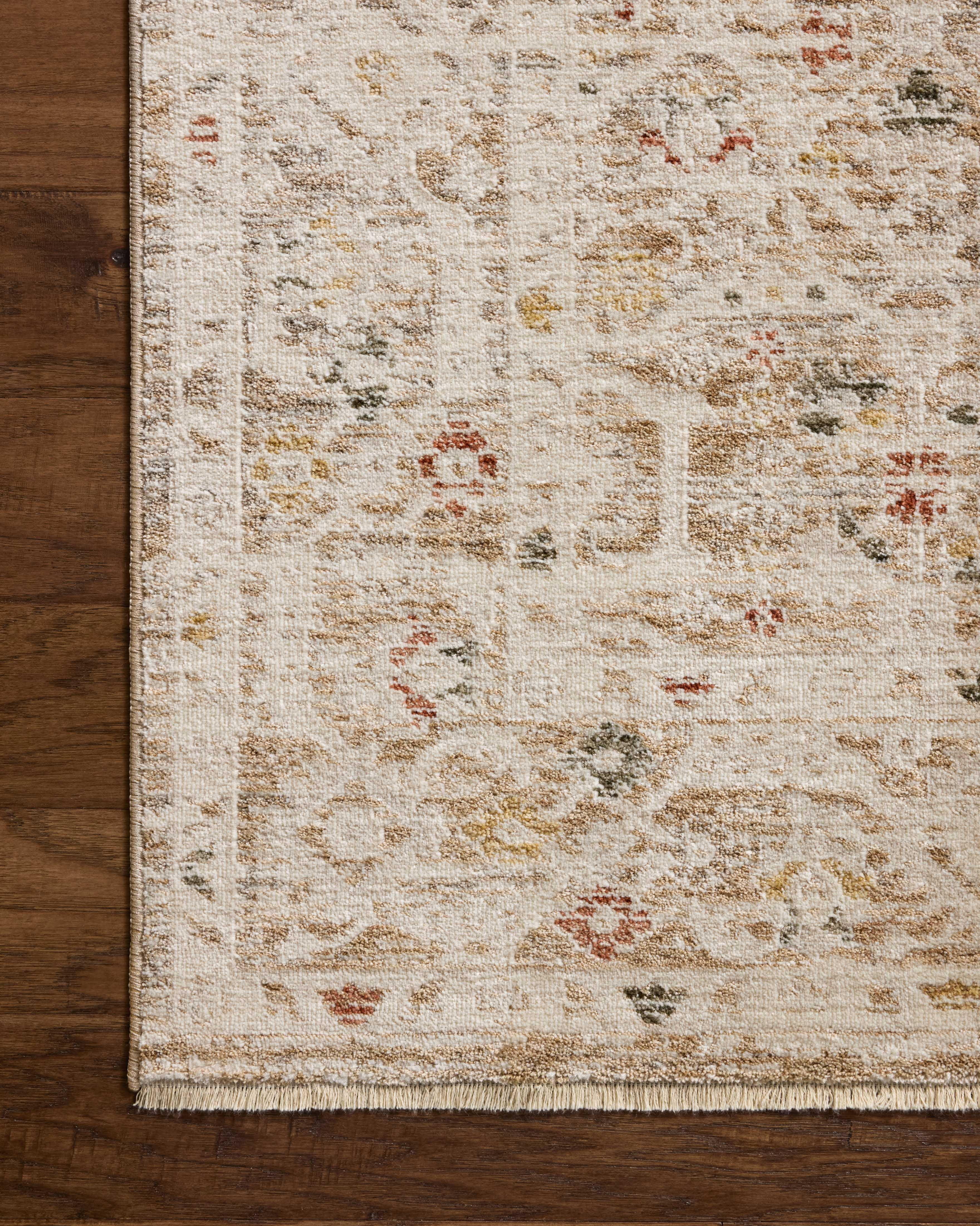 Loloi Clarisse Natural / Multi 18" x 18" Sample Rug