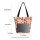 thumbnail image 3 of Fotbe Donut Bolsa de Playa con Estampado, Bolsa de Hombro, Bolsa de Mano Espaciosa, Bolsa de Viaje Ligera, Bolsa de Compras Versátil, 3 of 6