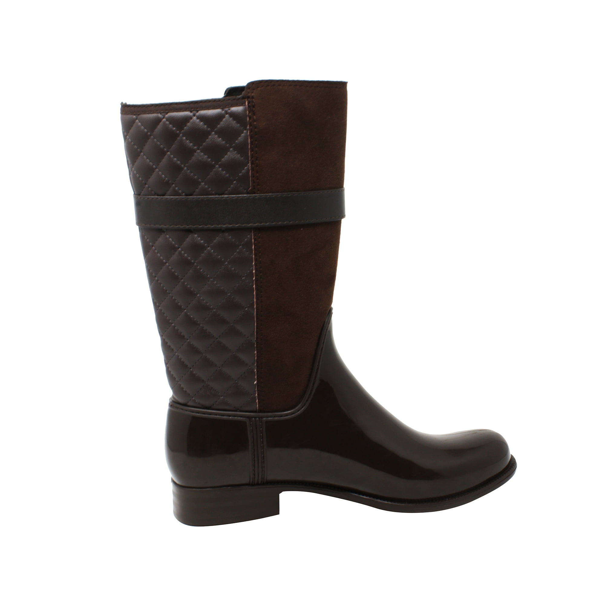 Ish Original Official Women Brown Fashion Rain Boots MX-9221BRW US 6-10 (M)