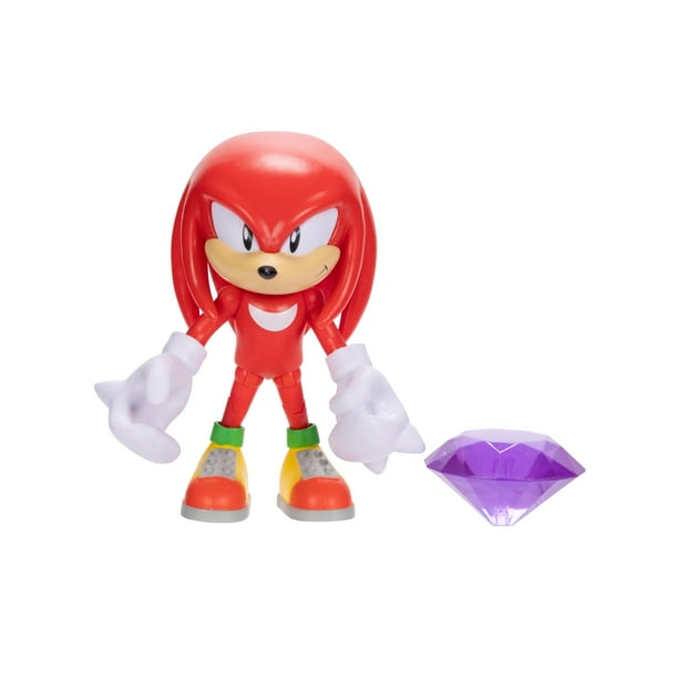 Figura de acción Sonic The Hedgehog Knuckles de 10 cm con accesorio