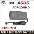 thumbnail image 2 of 20V 10A 200W 6.0*3.7mm ADP-200JB D laptop adapter charger for Asus TUF A17 fa706qm fa506qr Rog Zephyrus G15 ga503q ga503, 2 of 9